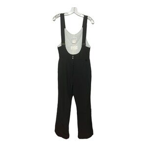 SKYR Vintage Bib Snowsuit 12R Black Insulated Snow Overalls